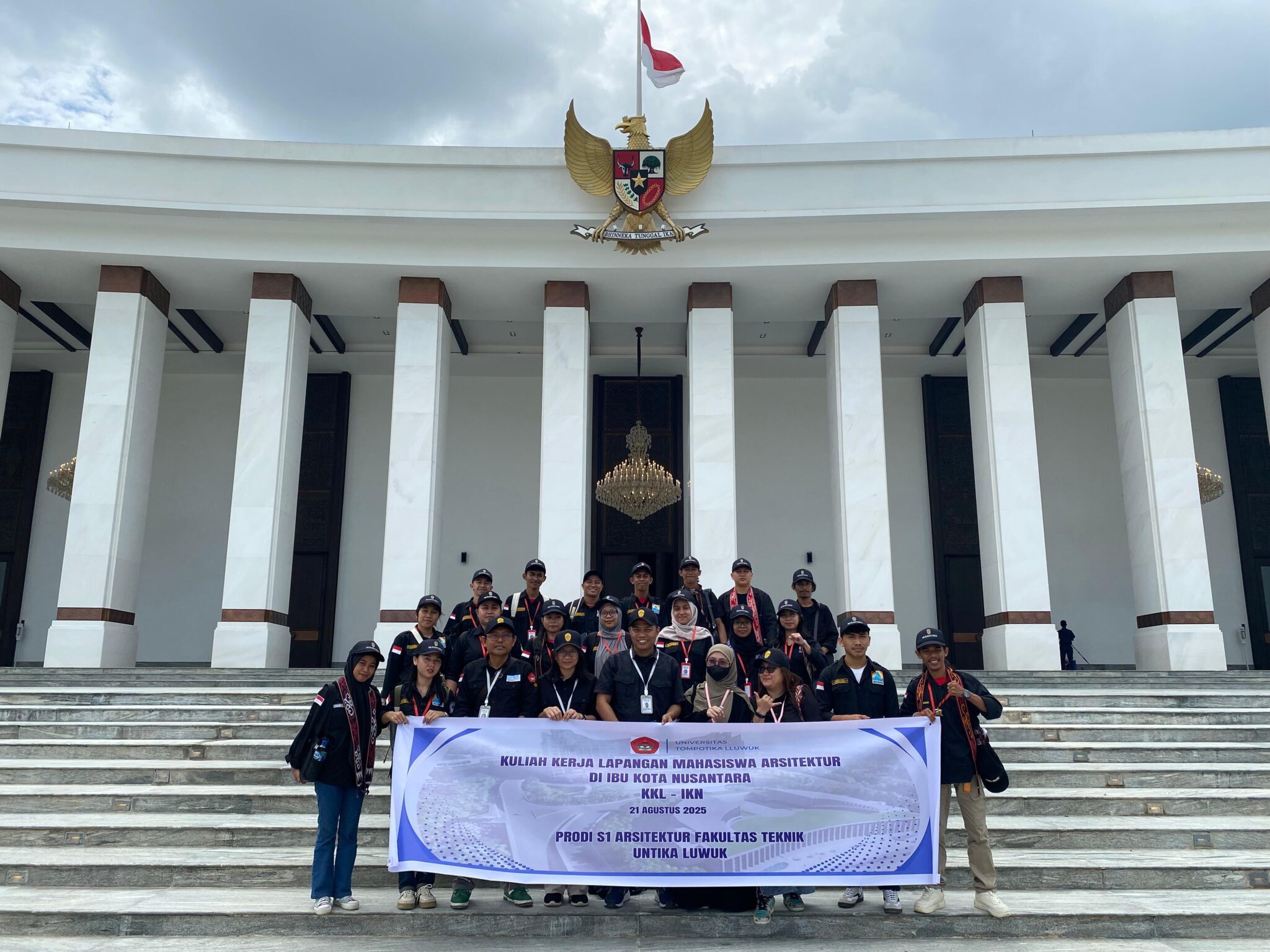 Mahasiswa Arsitektur Untika Luwuk KKL di IKN